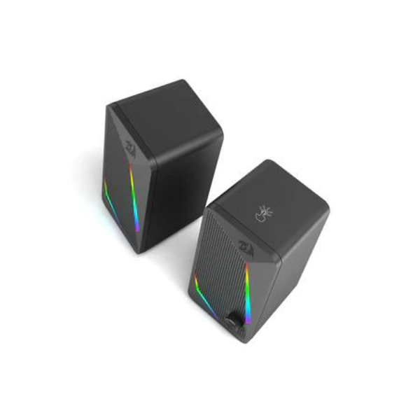Redragon GS510 Waltz Gaming Speaker, 2.0 Channel, RGB Lighting, Stereo Sound, USB-Powered for PC and Computer - Rebuy-Box Redragon GS510 Waltz Gaming Speaker, 2.0 Channel, RGB Lighting, Stereo Sound, USB-Powered for PC and Computer - Rebuy-Box
